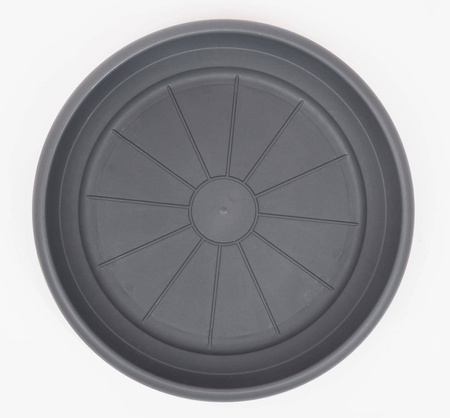Okrągła podstawka pod doniczkę 64 cm plastikowa antracyt